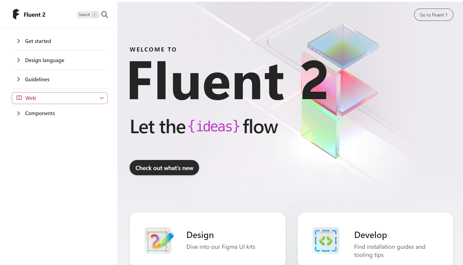 Fluent homepage