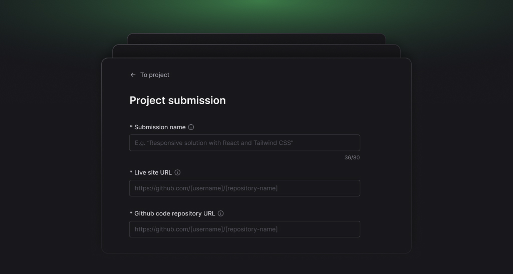 Submission Page